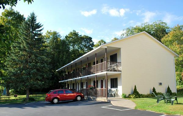 Fran Cove Motel Lake George Buitenkant foto